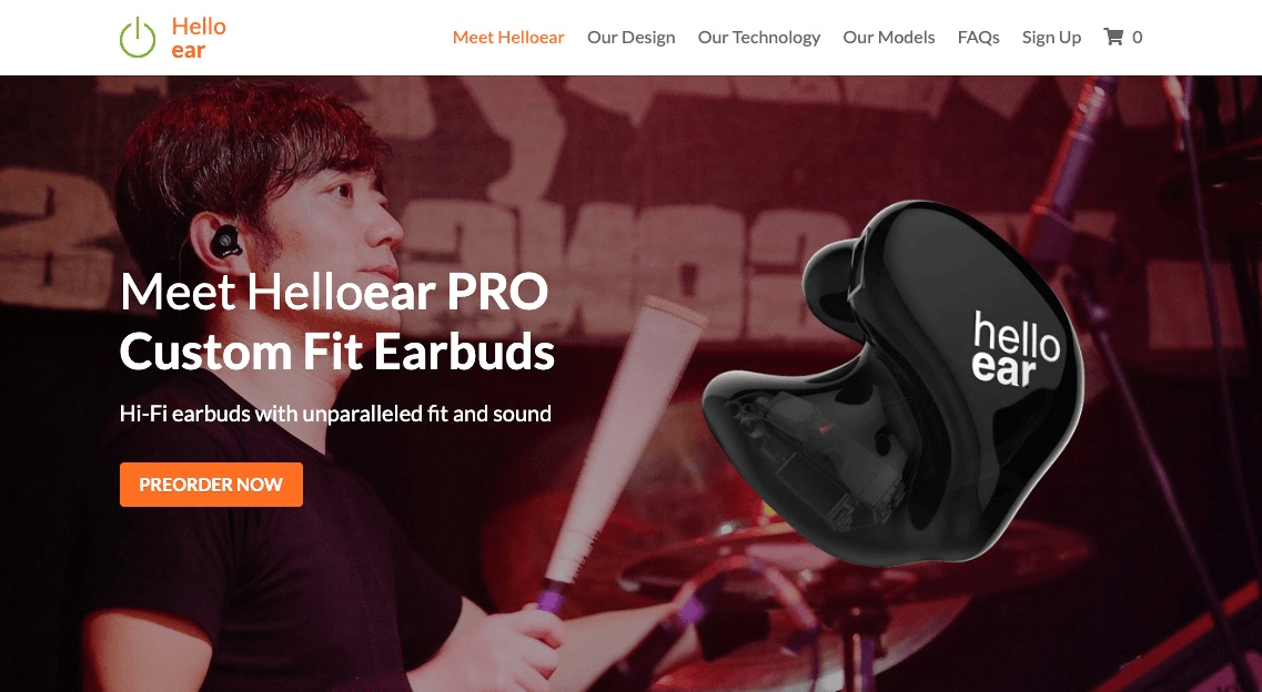 null Hello Ear Template: Optimize Your Product for Success with Strikingly